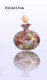 F26 Флакончик-луковичка с крышкой средн. h13,5cm муранское стекло